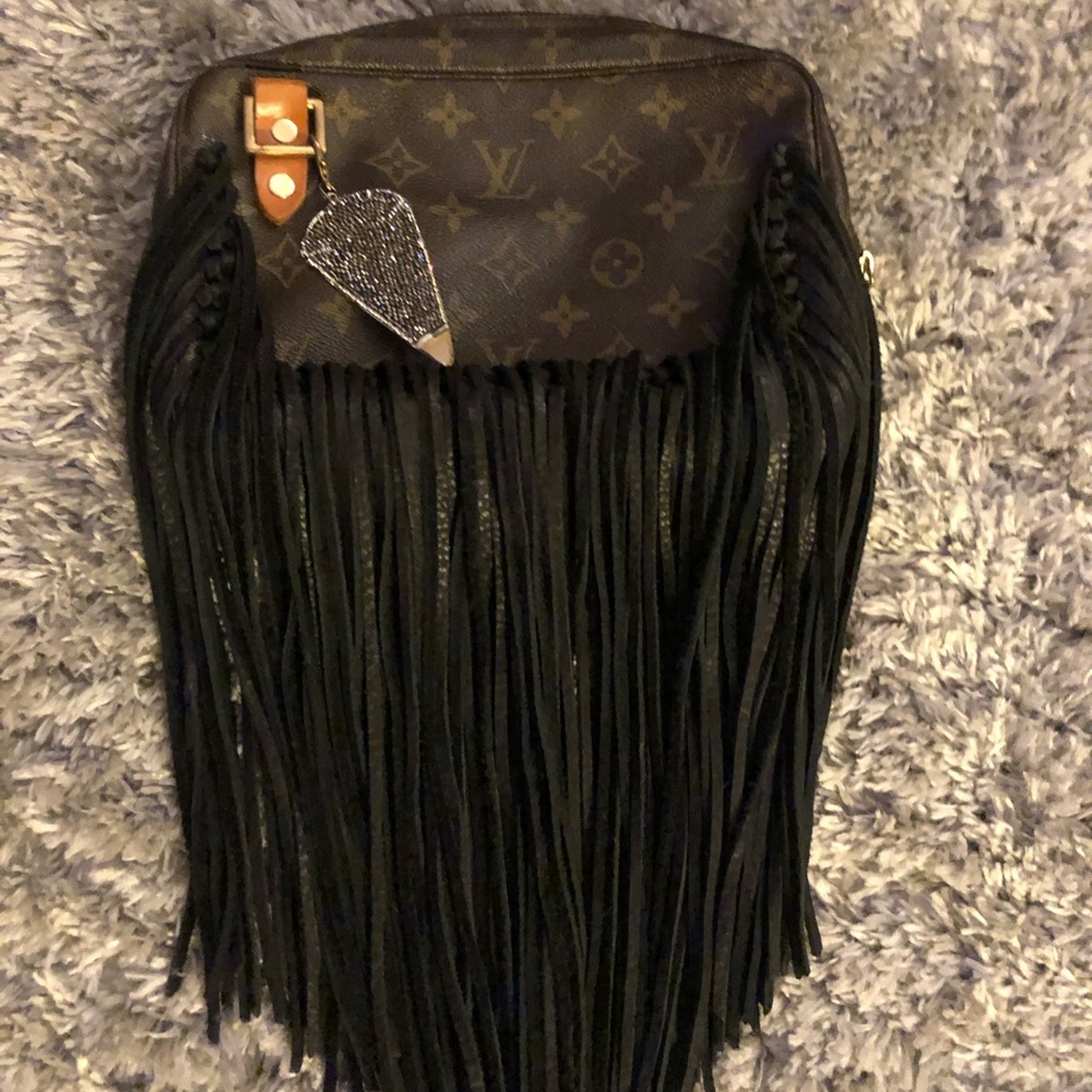 VintageBohoBags fringe Louis Vuitton bag